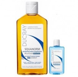 Набор Ducray Скванорм шампунь от жирной перхоти + лосьон от перхоти 125 мл + 30 мл
