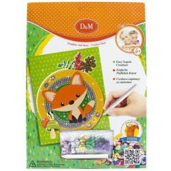 Набор D&M Лисы декорирование из пайеток