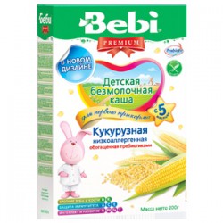Каша молочная Bebi премиум кукуруза с 5 мес 200 г