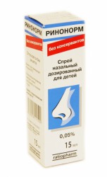 Ринонорм спрей наз. дозир. [для детей] 0.05% 15 мл (35 мкг/доза 160 доз) 1 шт.