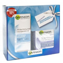 Набор Garnier Живительное увлажнение крем для лица + крем ночной 50 мл + 50 мл