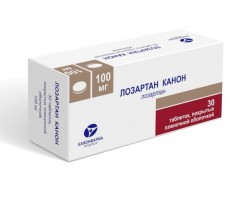 Лозартан Канон табл. п/о пленочной 100 мг 30 шт.