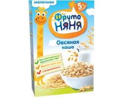 Каша молочная Фрутоняня овсяная с 5 мес сухая быстрорастворимая 200 г