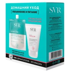 Набор SVR Домашний уход увлажнение и питание крем для лица легкий Гидралиан + крем для рук Топиализ 40 мл + 50 мл