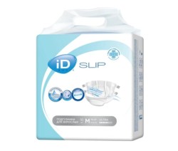 Подгузники для взрослых ID Бэйсик слип ультра р. M (70-130 см) 10 шт.