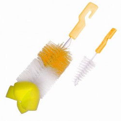 Набор 2 шт. Бусинка ершик с губкой и маленький ершик